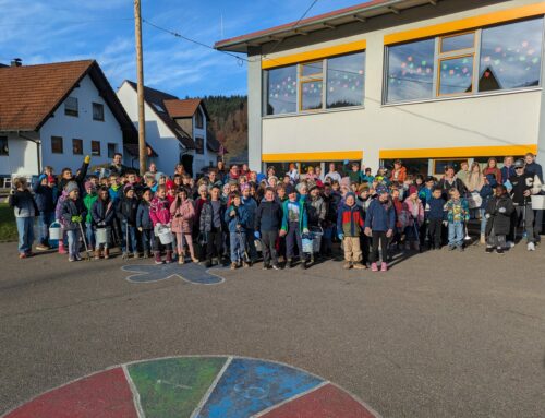 Müllsammelaktion mit dem Förderverein der Hörnlebergschule e.V.